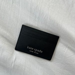 Kate Spade Black Six Card Holder